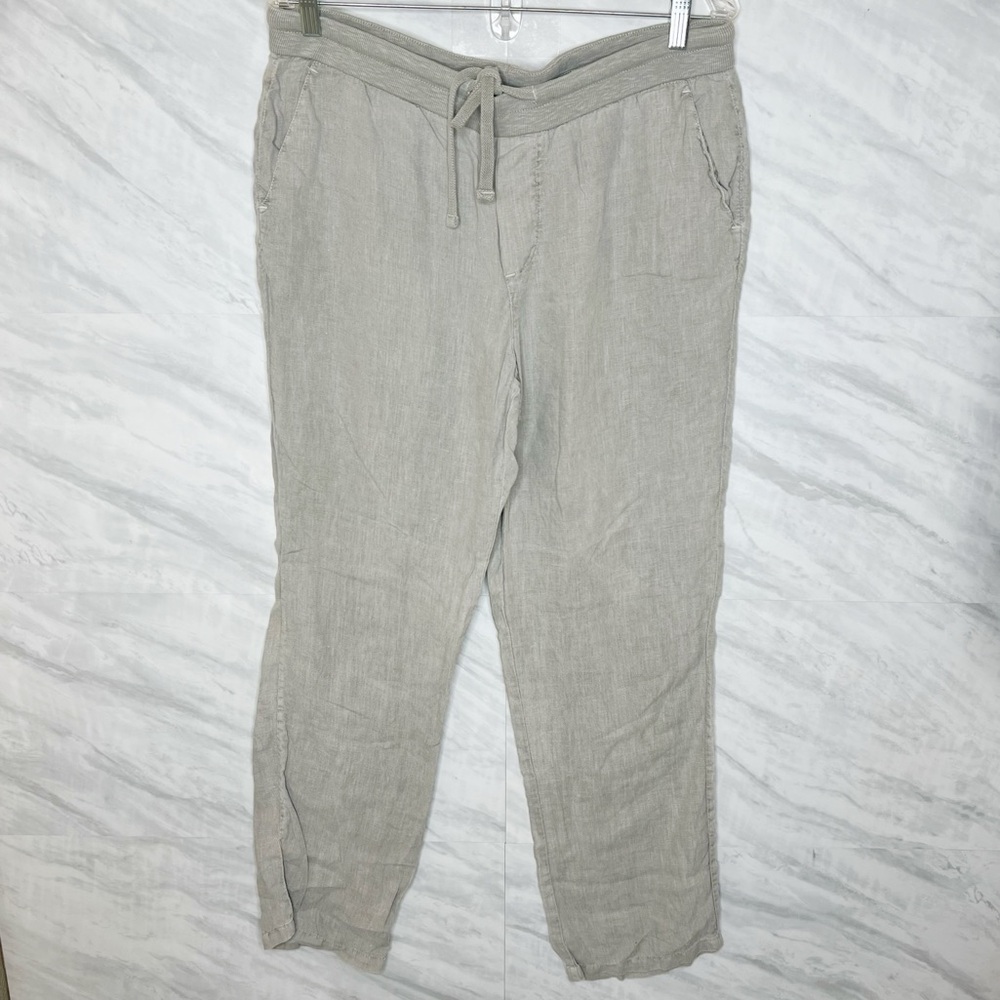 James Perse Linen Pull On Pants 4
